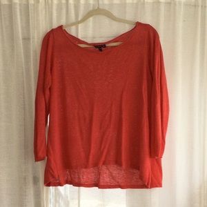 Flawed Eileen Fisher linen top